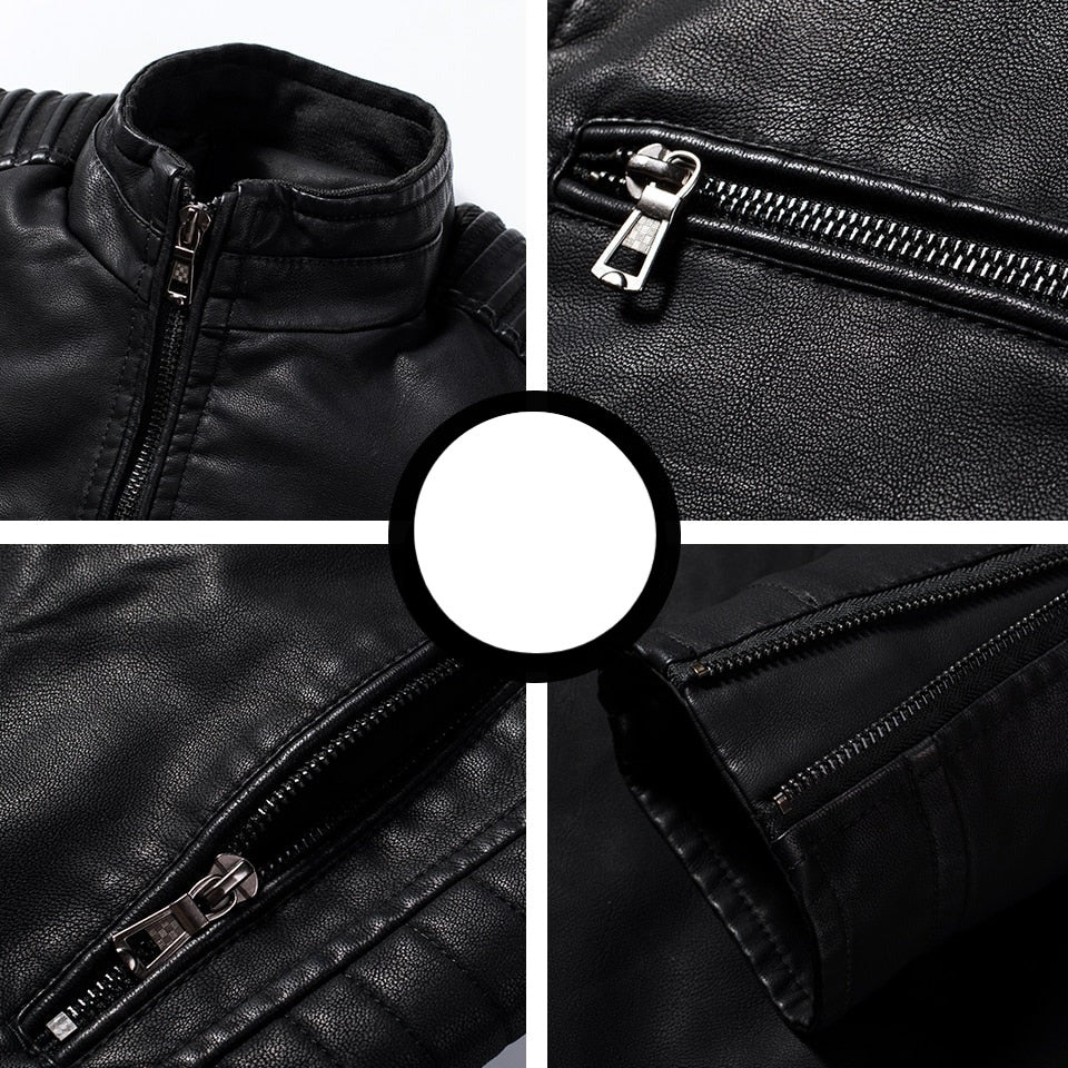 Jaqueta de Couro Masculina Zurich