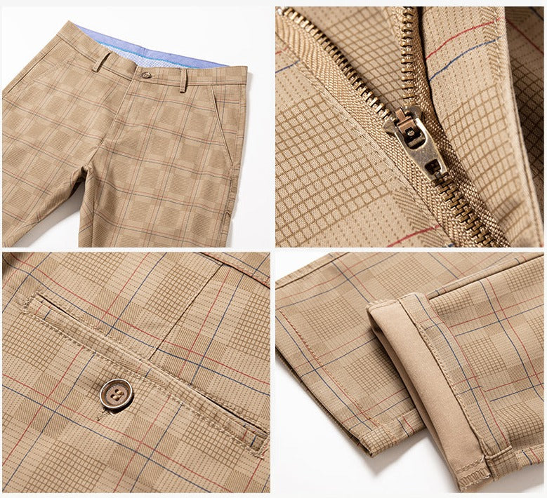 Calça Masculina Alfaiataria Xadrez