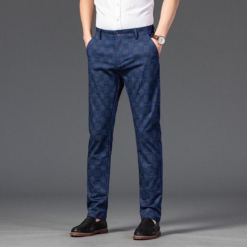 Calça Masculina Alfaiataria Xadrez