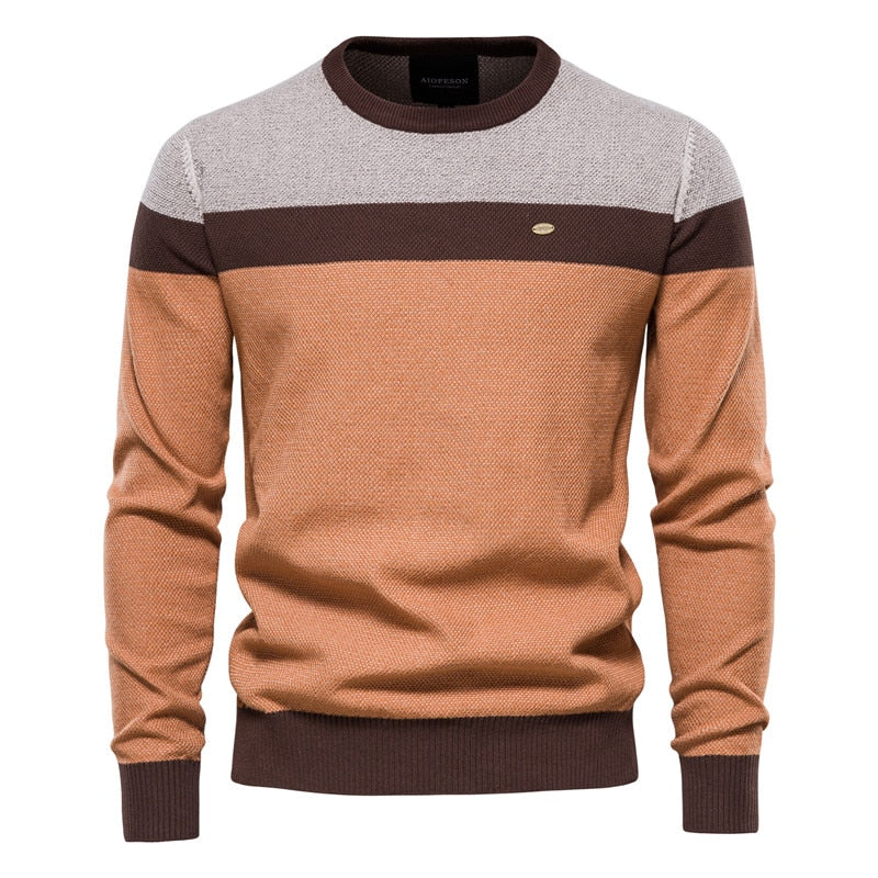 Suéter de Tricô Masculino Aiopeson - Mensfield Shop