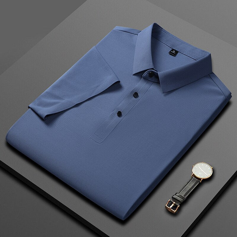 Camisa Polo Elegance - Tecido Elástico