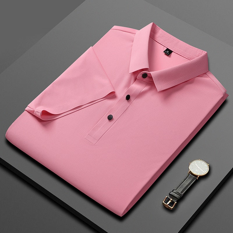 Camisa Polo Elegance - Tecido Elástico