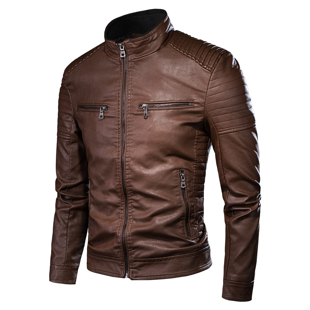Jaqueta de Couro Masculina Zurich