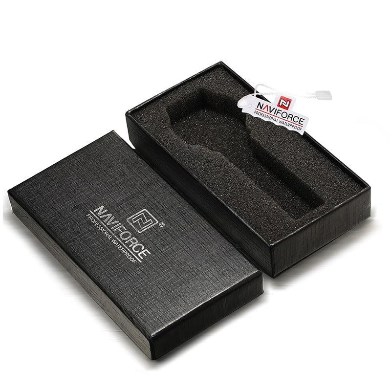 Relógio de Couro Masculino Naviforce - Mensfield Shop