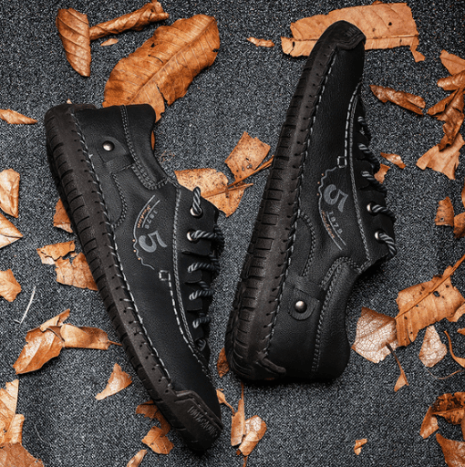 Sapato Vintage de Couro Masculino - Mensffield Shop