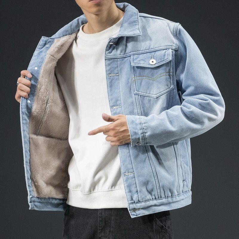 Jaqueta Jeans Oxford Masculina