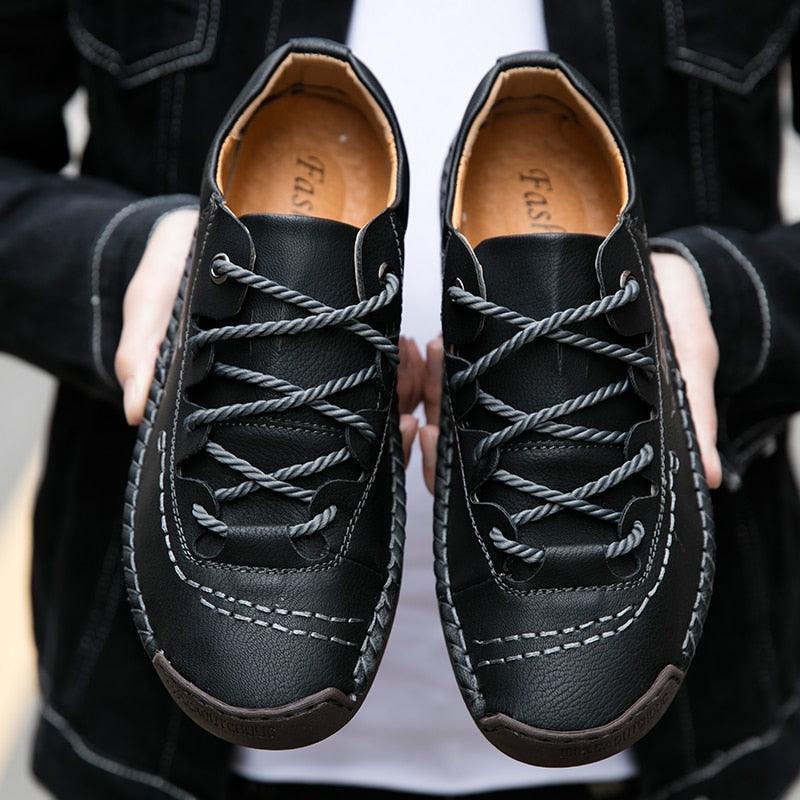 Sapato Vintage de Couro Masculino - Mensffield Shop