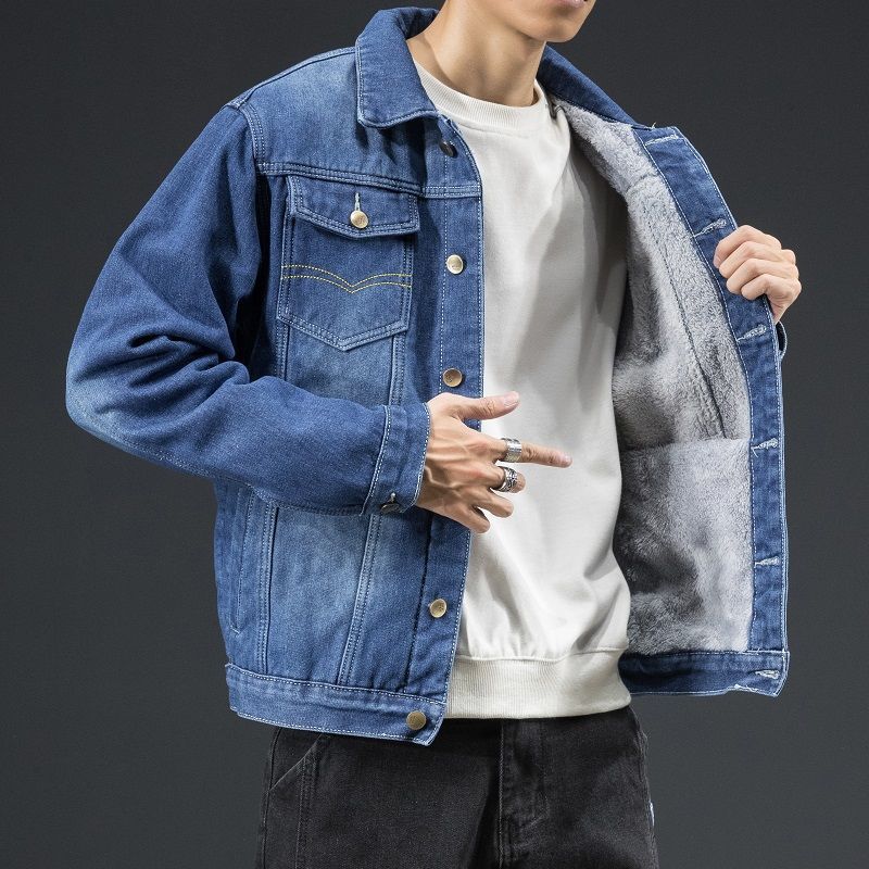 Jaqueta Jeans Oxford Masculina
