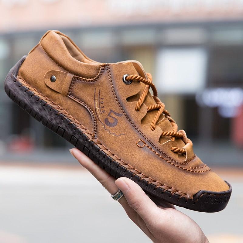 Sapato Vintage de Couro Masculino - Mensffield Shop