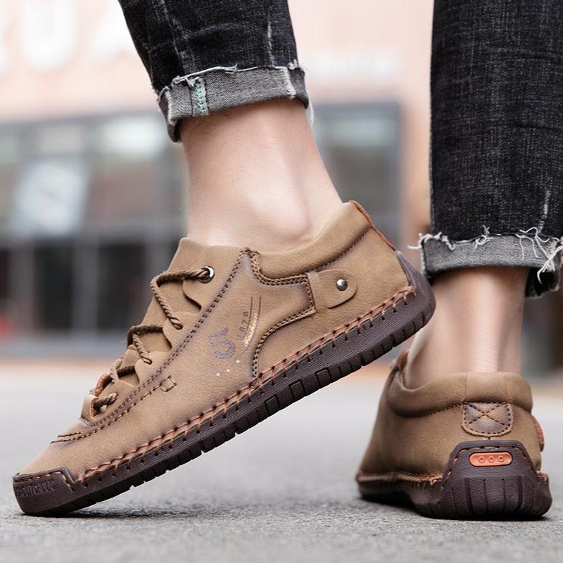 Sapato Vintage de Couro Masculino - Mensffield Shop