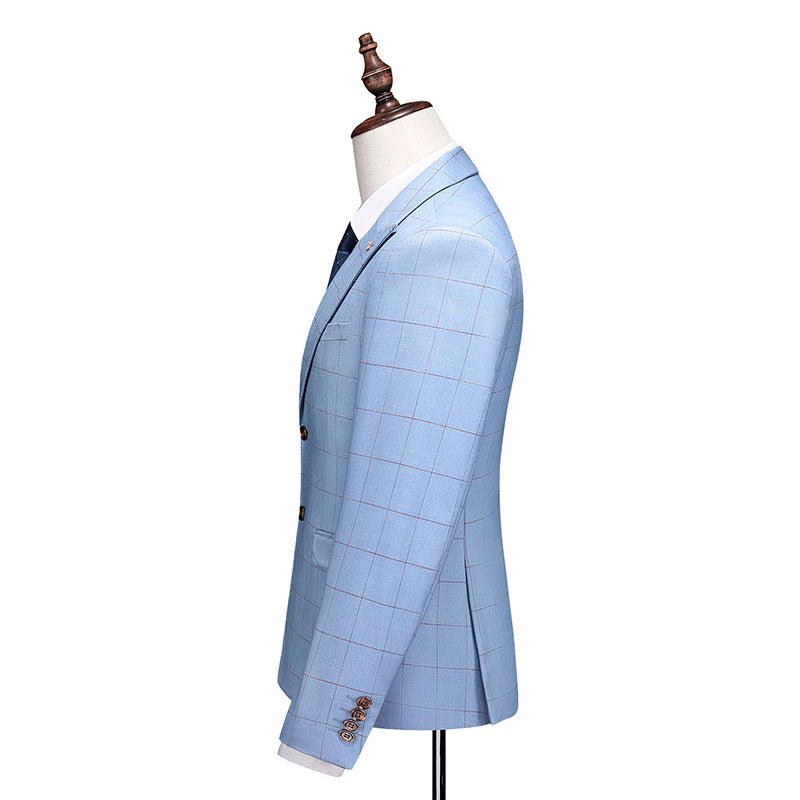 Terno Masculino Xadrez Mensfield Paletó + Colete + Calça