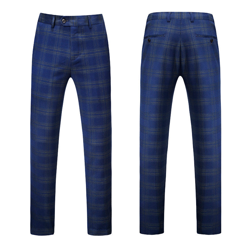 Terno Masculino Xadrez Vintage Mensfield Paletó + Colete + Calça