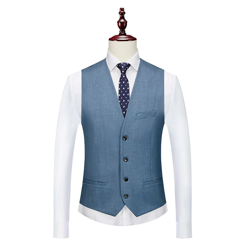 Terno Masculino Mensfield Paletó + Colete + Calça