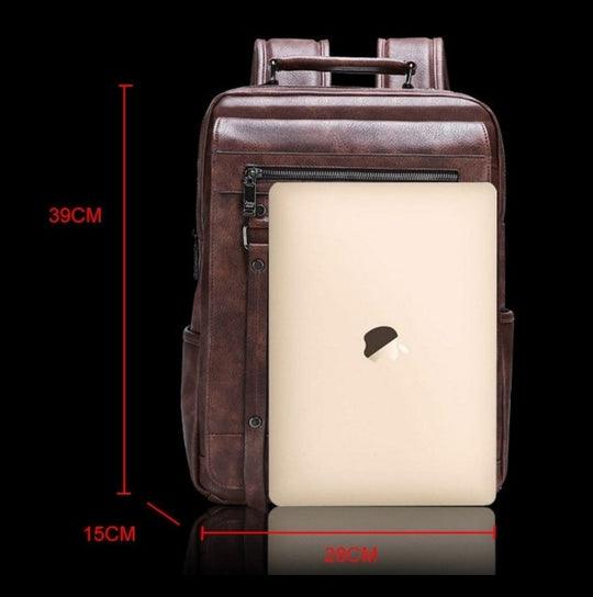 Mochila JEEP de Couro Executive - Mensfield Shop