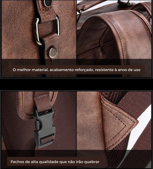 Mochila JEEP de Couro Executive - Mensfield Shop