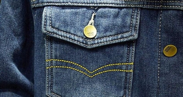 Jaqueta Jeans Oxford Masculina