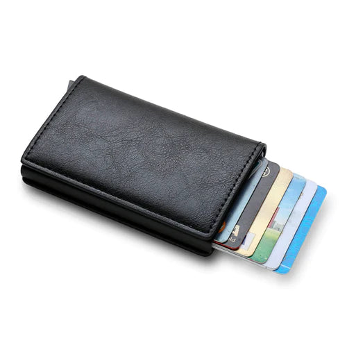 Carteira Masculina RFID Couro Minimal - Mensfield Shop