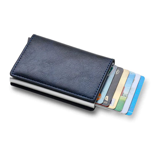 Carteira Masculina RFID Couro Minimal - Mensfield Shop