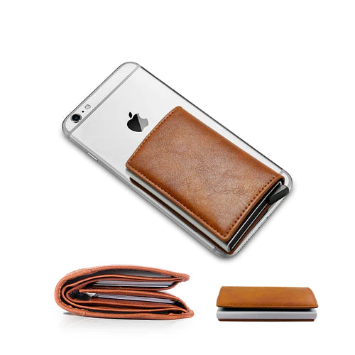 Carteira Masculina RFID Couro Minimal - Mensfield Shop