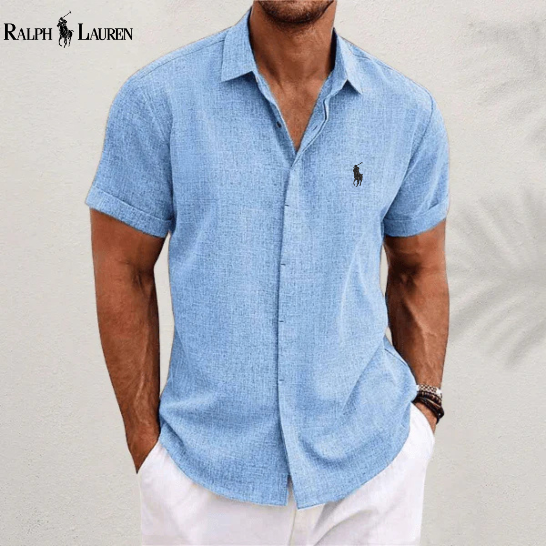 Ꮢalph Ⅼauren™ Classic Linen-Cotton Shirt