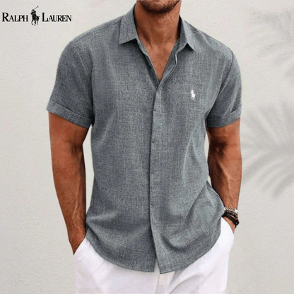 Ꮢalph Ⅼauren™ Classic Linen-Cotton Shirt