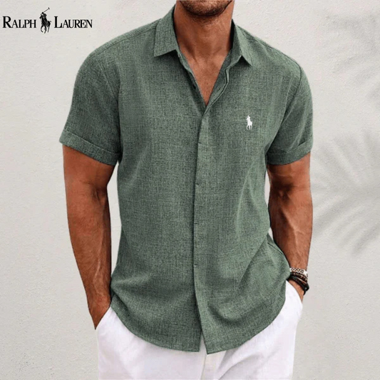 Ꮢalph Ⅼauren™ Classic Linen-Cotton Shirt