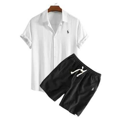Rаlph Laurеn™ Premium Linen Shirt & Shorts Set