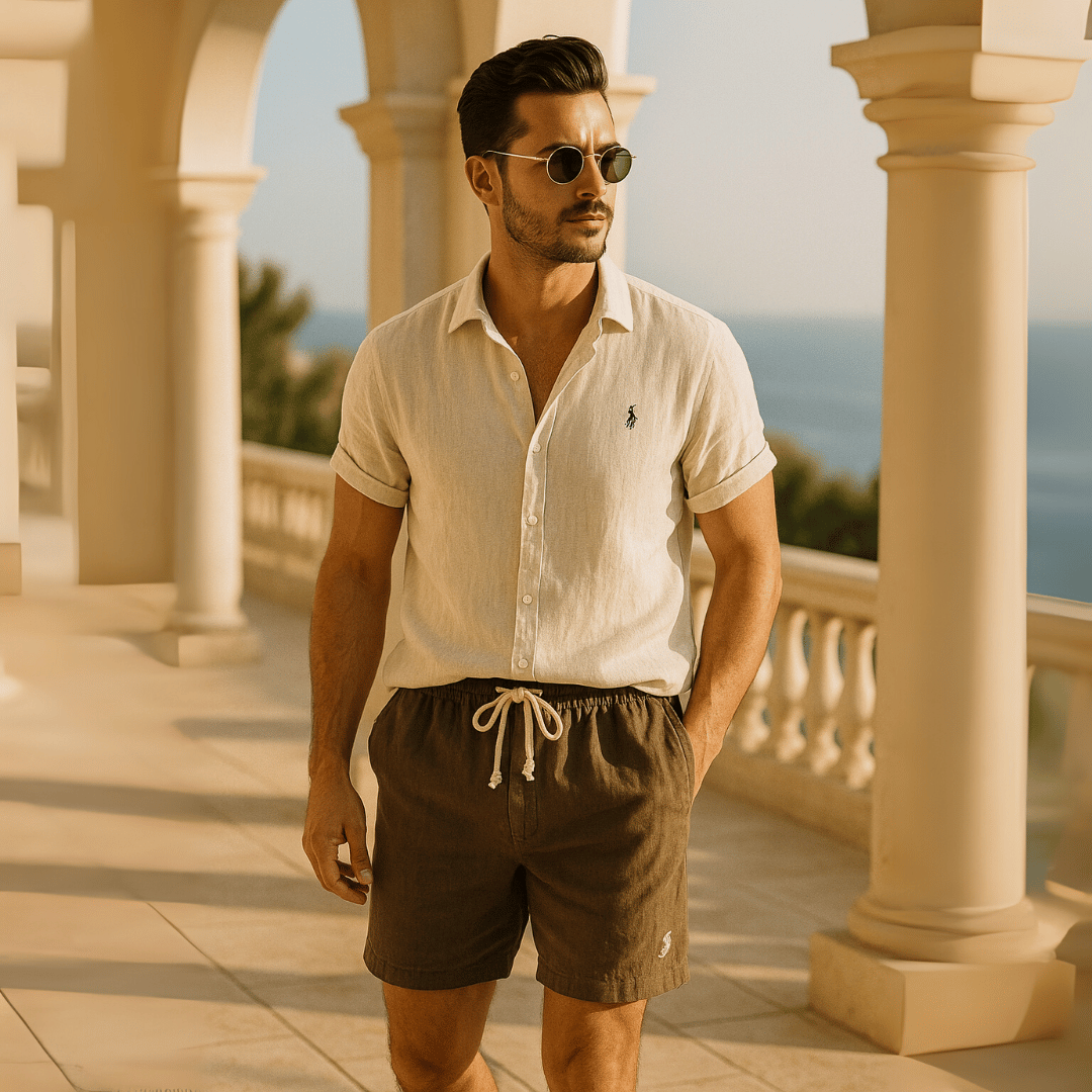 Rаlph Laurеn™ Premium Linen Shirt & Shorts Set