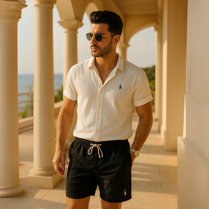 Rаlph Laurеn™ Premium Linen Shirt & Shorts Set