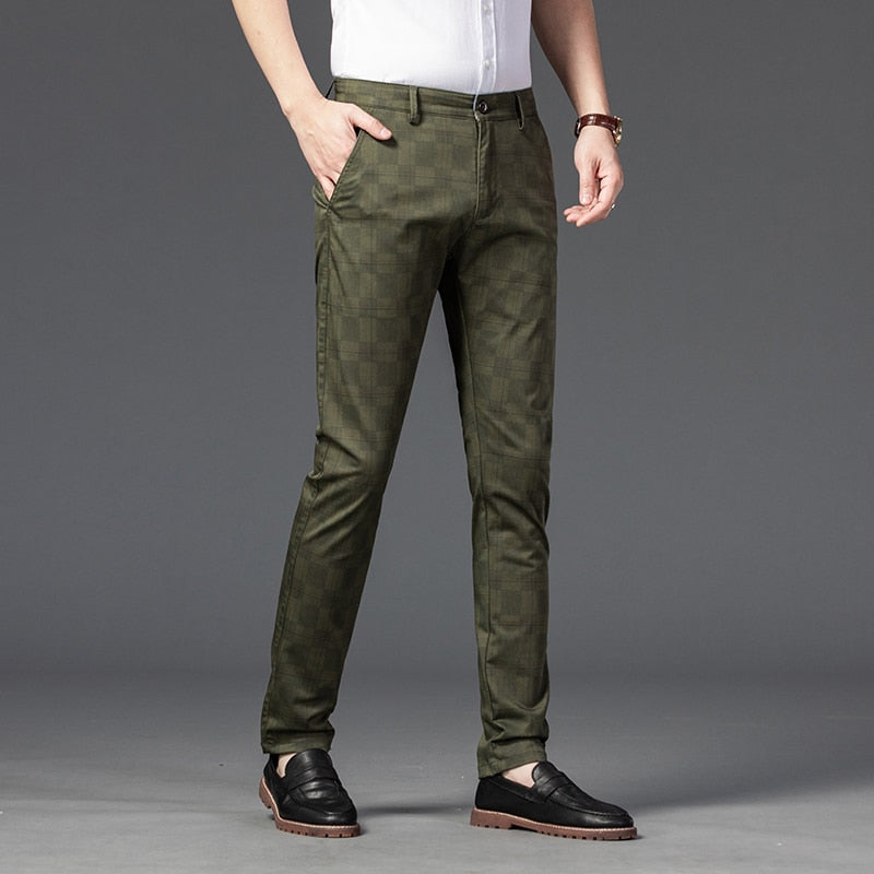 Calça Masculina Alfaiataria Xadrez