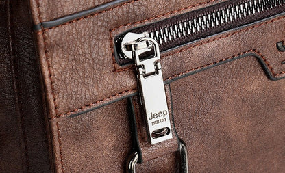 Mochila de Couro Executiva
