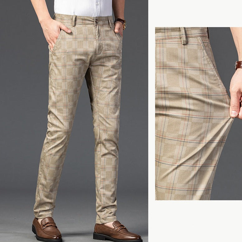Calça Masculina Alfaiataria Xadrez