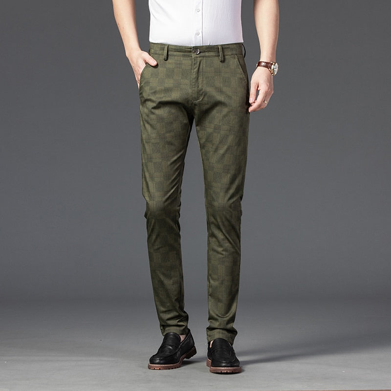 Calça Masculina Alfaiataria Xadrez