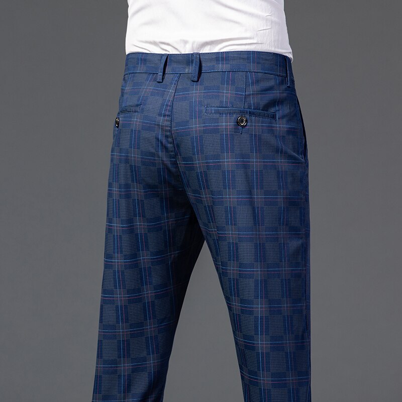 Calça Masculina Alfaiataria Xadrez