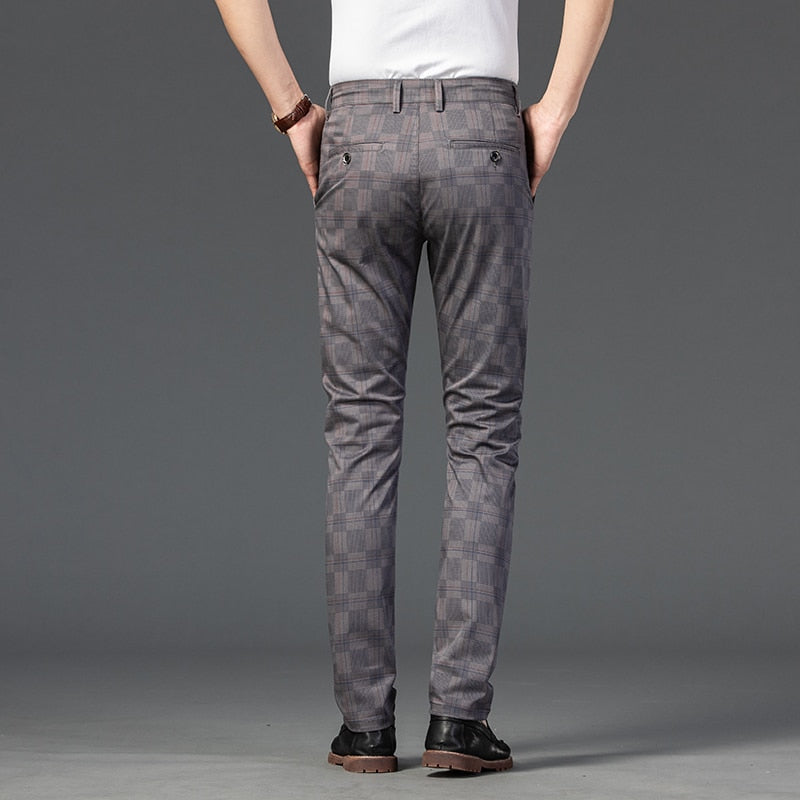 Calça Masculina Alfaiataria Xadrez