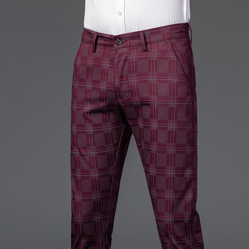 Calça Masculina Alfaiataria Xadrez