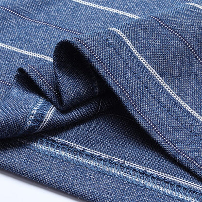 Camisa Polo Listrada Manga Longa