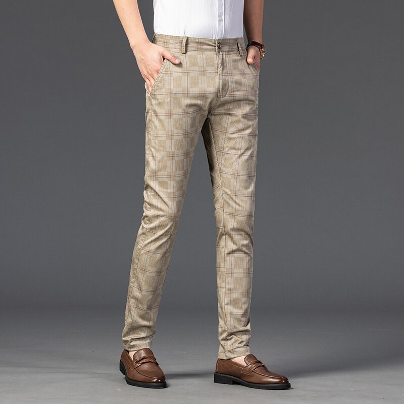Calça Masculina Alfaiataria Xadrez