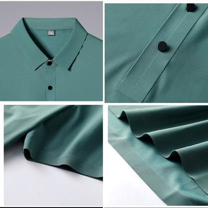 Camisa Polo Elegance - Tecido Elástico