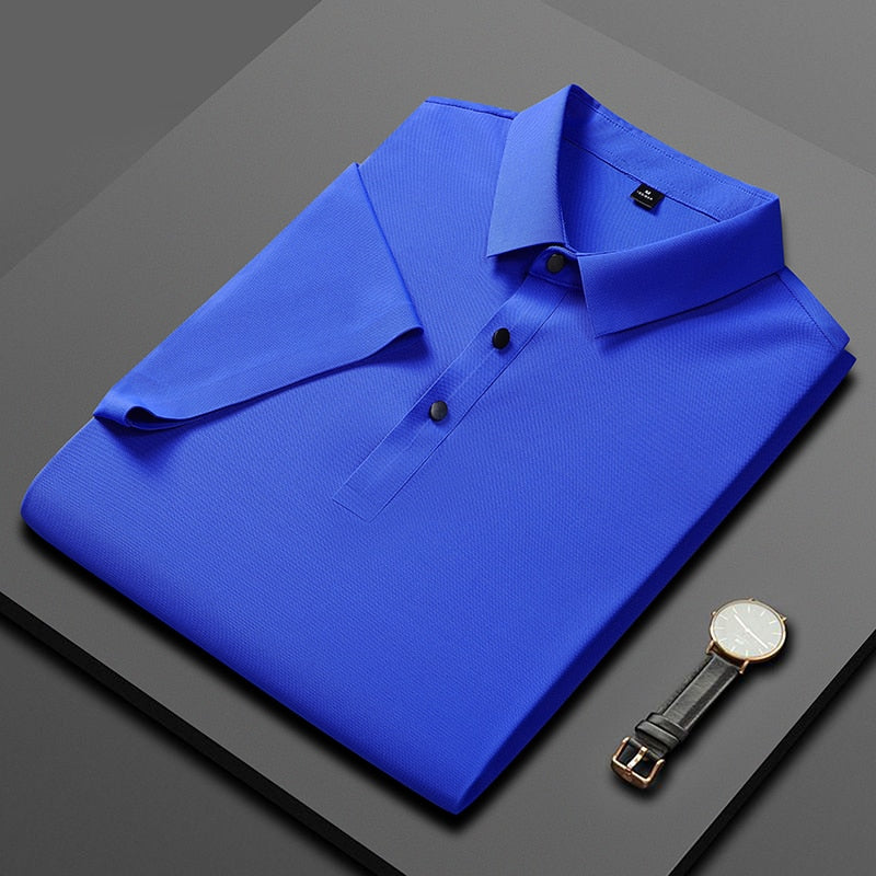 Camisa Polo Elegance - Tecido Elástico