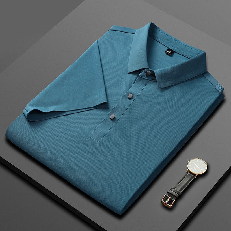 Camisa Polo Elegance - Tecido Elástico