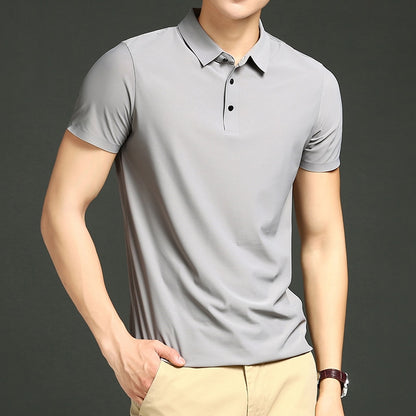 Camisa Polo Elegance - Tecido Elástico