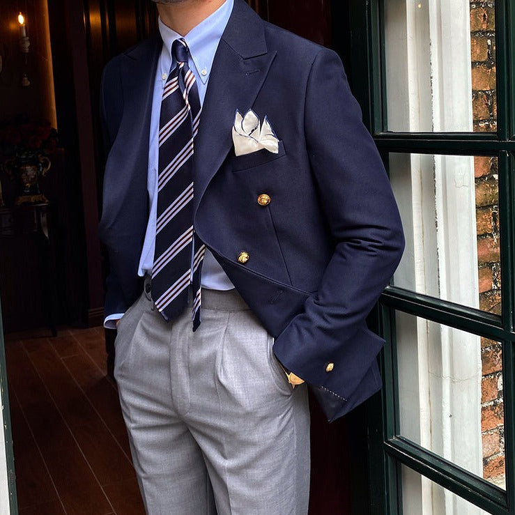 Blazer Abotoamento Duplo Moblan