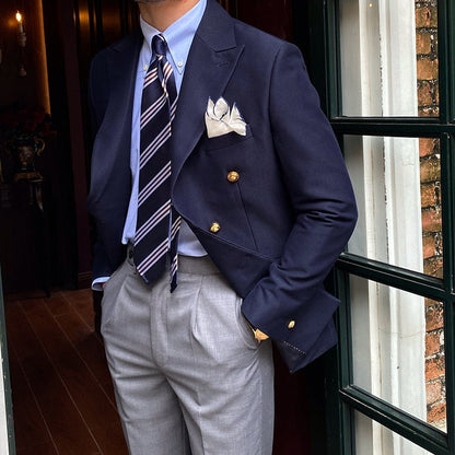 Blazer Abotoamento Duplo Moblan