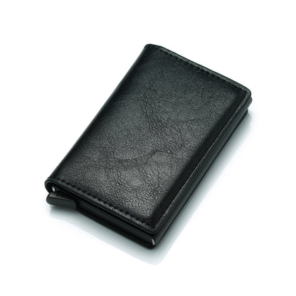 Carteira Masculina RFID Couro Minimal - Mensfield Shop