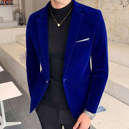 Blazer Masculino Veludo Alessio