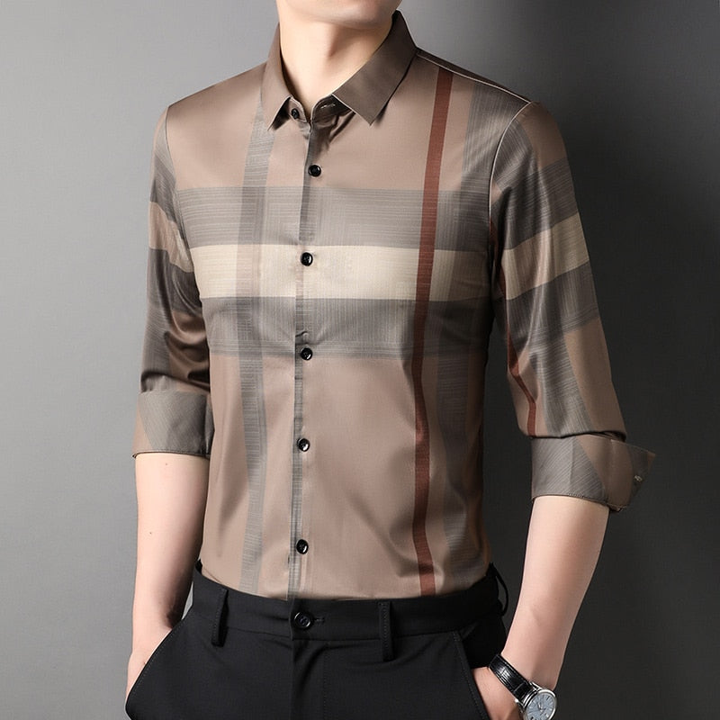 Camisa Social Listrada