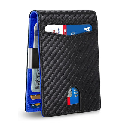 Carteira Masculina RFID Couro P.U - Mensfield Shop