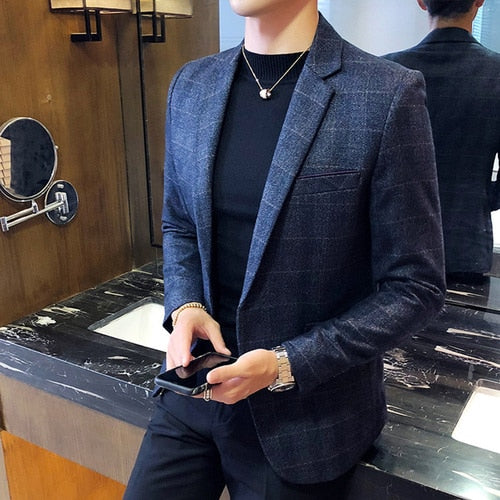 Blazer Vintage Masculino Slim
