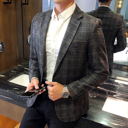 Blazer Vintage Masculino Slim